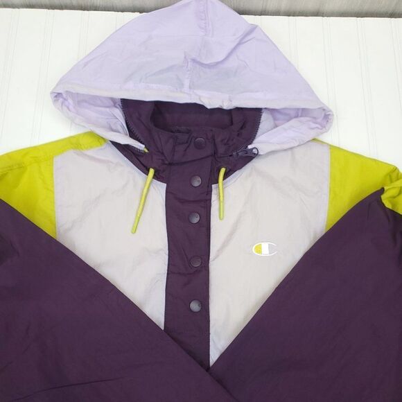 Champion Nylon Anorak Packable Pullover Hoodie - Picture 7 of 15